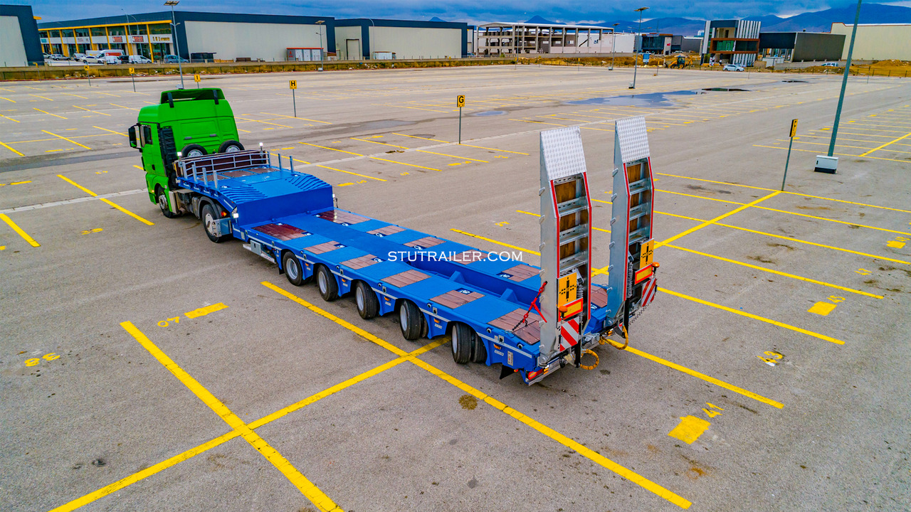 Novu Niska poluprikolica za prevoz STU 5 Axle Hydraulic Steering Extendable Low Laoder: slika 24
