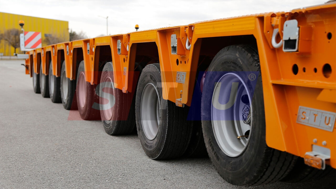 STU 8 AXLE LOWBED- HYDRAULIC STEERING AXLES / 8 ESSİEUX SURBAISSES-E - Niska poluprikolica za prevoz: slika 4 STU 8 AXLE LOWBED- HYDRAULIC STEERING AXLES / 8 ESSİEUX SURBAISSES-E - Niska poluprikolica za prevoz: slika 4