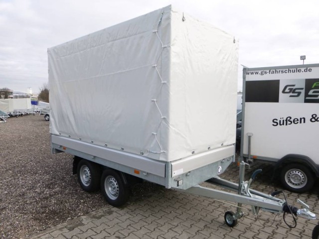 Hapert Azure H-2 Hochlader 3050 x 1600 x 300 mm, mit Plane 180 cm grau ZG 2,0 to. - Prikolica za automobil: slika 1 Hapert Azure H-2 Hochlader 3050 x 1600 x 300 mm, mit Plane 180 cm grau ZG 2,0 to. - Prikolica za automobil: slika 1