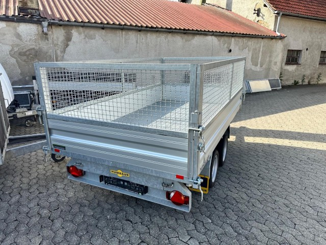 Humbaur 3-Seitenkipper HTK 3000.31 Alu, mit Laubgitteraufsatz, 3140 x 1750 x 350 mm, 3,0 to. - Prikolica istovarivača: slika 4 Humbaur 3-Seitenkipper HTK 3000.31 Alu, mit Laubgitteraufsatz, 3140 x 1750 x 350 mm, 3,0 to. - Prikolica istovarivača: slika 4