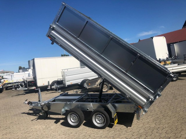 Humbaur 3-Seitenkipper HTK 3500.31 Alu, mit Blechaufsatz 314x175x1000mm - Prikolica istovarivača: slika 1 Humbaur 3-Seitenkipper HTK 3500.31 Alu, mit Blechaufsatz 314x175x1000mm - Prikolica istovarivača: slika 1