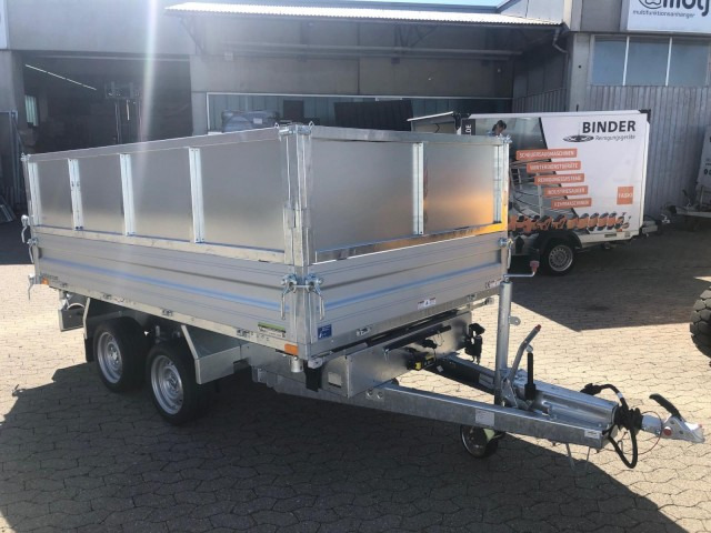 Humbaur 3-Seitenkipper HTK 3500.31 Alu, mit Blechaufsatz 314x175x1000mm - Prikolica istovarivača: slika 2 Humbaur 3-Seitenkipper HTK 3500.31 Alu, mit Blechaufsatz 314x175x1000mm - Prikolica istovarivača: slika 2
