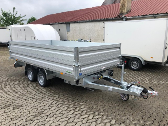Humbaur 3-Seitenkipper HTK 3500.41 Alu mit BW-Aufsatz, 4100 x 2100 x 350 mm, 3,5 to. - Prikolica istovarivača: slika 1 Humbaur 3-Seitenkipper HTK 3500.41 Alu mit BW-Aufsatz, 4100 x 2100 x 350 mm, 3,5 to. - Prikolica istovarivača: slika 1