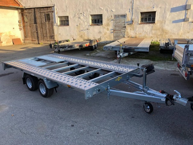 Humbaur Autotransportanhänger FTK 204022, 4000 x 2000 x 50 mm, 2,0 to. - Prikolica za prevoz automobila: slika 2 Humbaur Autotransportanhänger FTK 204022, 4000 x 2000 x 50 mm, 2,0 to. - Prikolica za prevoz automobila: slika 2