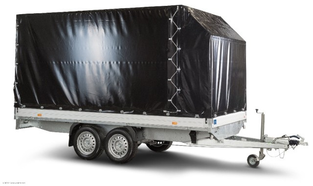 Humbaur HT 254118 Hochlader mit Plane 4100x1850x350mm - Prikolica za automobil: slika 1 Humbaur HT 254118 Hochlader mit Plane 4100x1850x350mm - Prikolica za automobil: slika 1