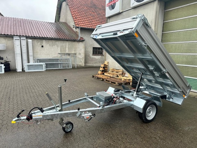 Humbaur HUK 182715 Heckkipper 1,8 t. E-Pumpe, 2680 x 1500 x 300mm - Prikolica istovarivača: slika 2 Humbaur HUK 182715 Heckkipper 1,8 t. E-Pumpe, 2680 x 1500 x 300mm - Prikolica istovarivača: slika 2