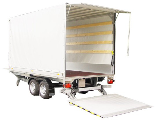 Humbaur Hebebühnenanhänger HK 35 45 22 V-Deichsel, 3,5 to. 4180 x 2135 x 2085 mm - Prikolica sa zatvorenim sandukom: slika 2 Humbaur Hebebühnenanhänger HK 35 45 22 V-Deichsel, 3,5 to. 4180 x 2135 x 2085 mm - Prikolica sa zatvorenim sandukom: slika 2