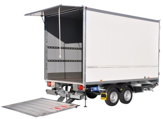Humbaur Hebebühnenanhänger HK 35 45 22 V-Deichsel, 3,5 to. 4180 x 2135 x 2085 mm - Prikolica sa zatvorenim sandukom: slika 1 Humbaur Hebebühnenanhänger HK 35 45 22 V-Deichsel, 3,5 to. 4180 x 2135 x 2085 mm - Prikolica sa zatvorenim sandukom: slika 1