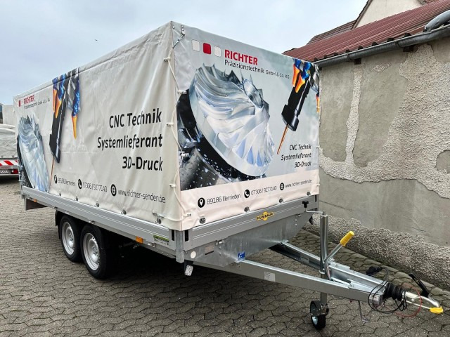 Humbaur Humbaur Plane mit Beschriftung im Digitaldruck - Prikolica za automobil: slika 1 Humbaur Humbaur Plane mit Beschriftung im Digitaldruck - Prikolica za automobil: slika 1