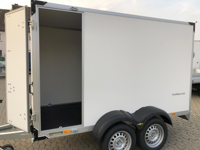 Humbaur Koffer HK 253015-18P, 2,5 to. 3040x1510x1800mm, Rampe, Seitentüre - Prikolica sa zatvorenim sandukom: slika 2 Humbaur Koffer HK 253015-18P, 2,5 to. 3040x1510x1800mm, Rampe, Seitentüre - Prikolica sa zatvorenim sandukom: slika 2