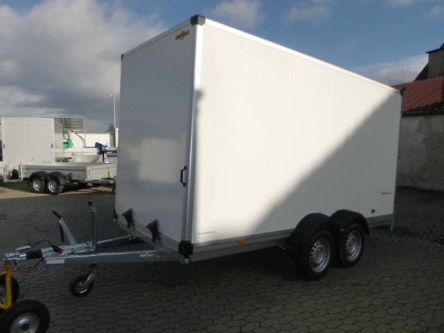 Humbaur Koffer HK 253718-20 PF30, 2,5 to. 3685x1730x1885mm - Prikolica sa zatvorenim sandukom: slika 1 Humbaur Koffer HK 253718-20 PF30, 2,5 to. 3685x1730x1885mm - Prikolica sa zatvorenim sandukom: slika 1