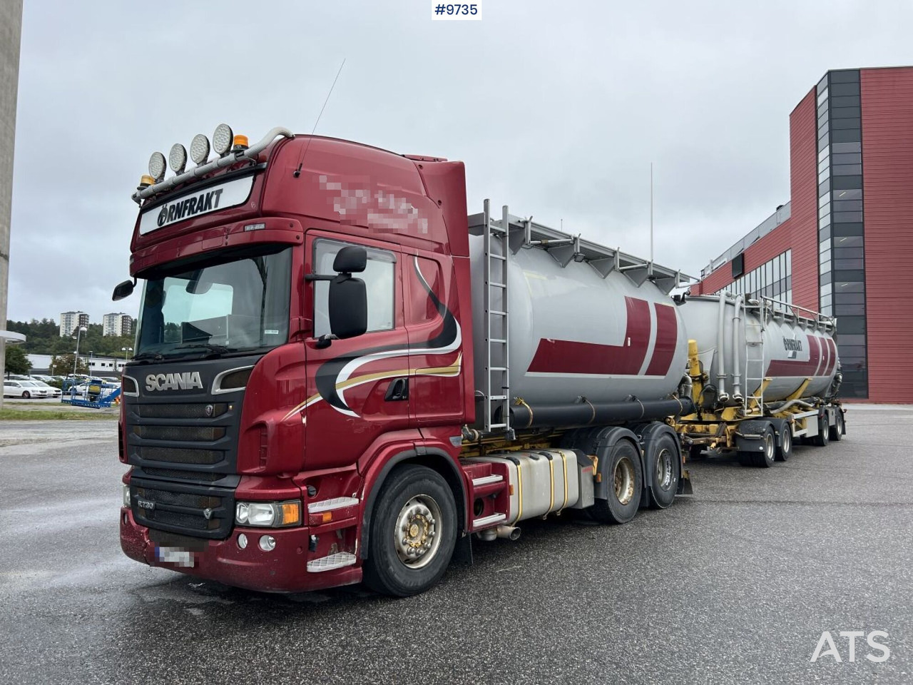 Bulk transport vehicle, Scania R730 with SITE AL-41-TPIK-4AK trailer - Kamion cisterna: slika 2 Bulk transport vehicle, Scania R730 with SITE AL-41-TPIK-4AK trailer - Kamion cisterna: slika 2