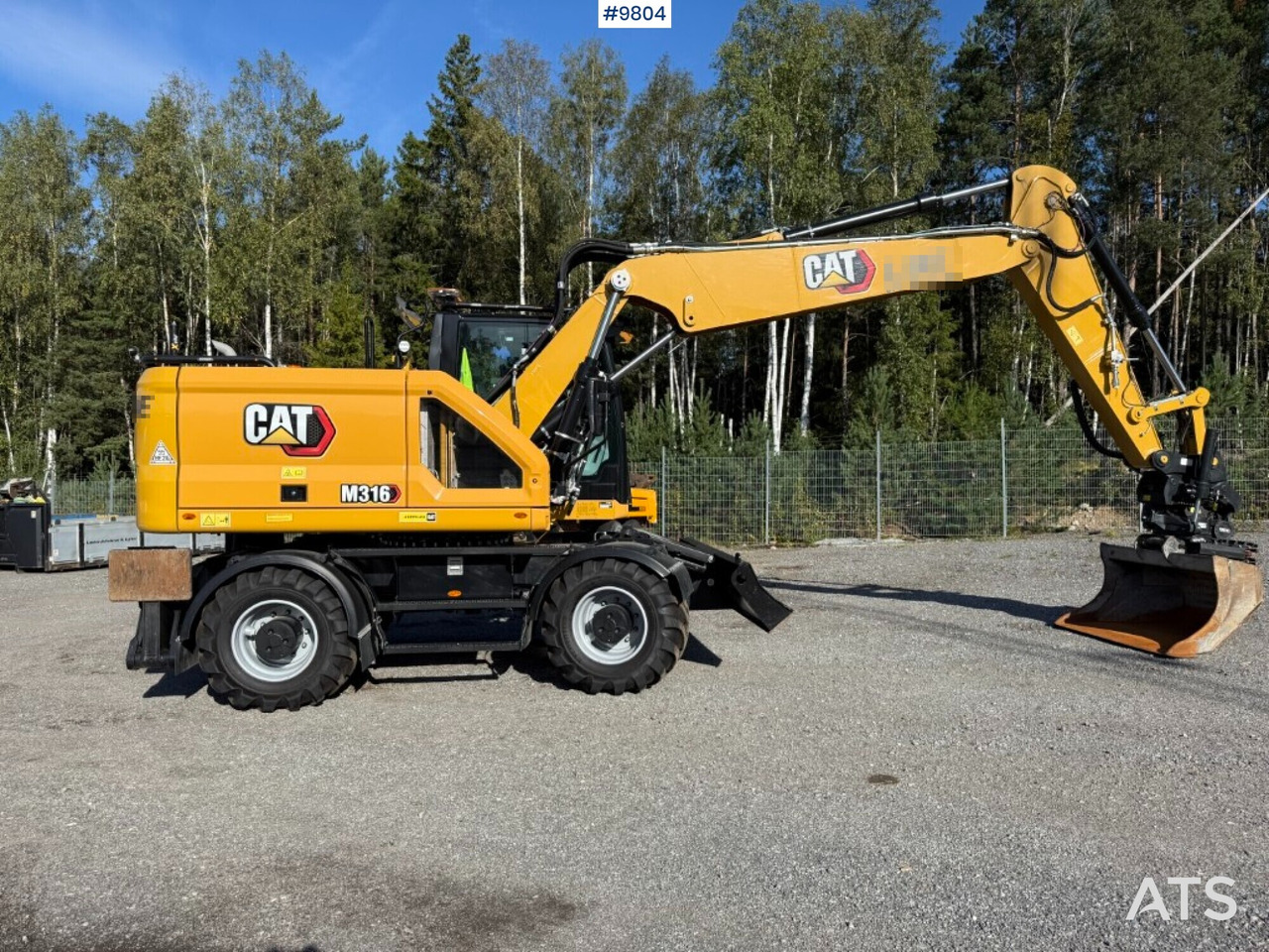CAT M316 wheel excavator with tiltrotator, 3D excavation system, and grader bucket - Bager točkaš: slika 2 CAT M316 wheel excavator with tiltrotator, 3D excavation system, and grader bucket - Bager točkaš: slika 2