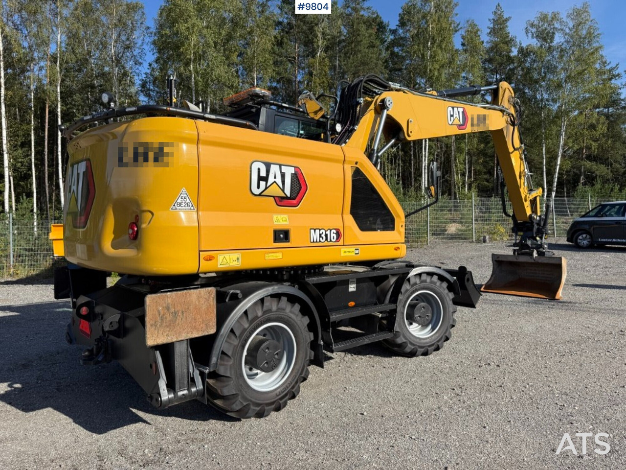 CAT M316 wheel excavator with tiltrotator, 3D excavation system, and grader bucket - Bager točkaš: slika 3 CAT M316 wheel excavator with tiltrotator, 3D excavation system, and grader bucket - Bager točkaš: slika 3