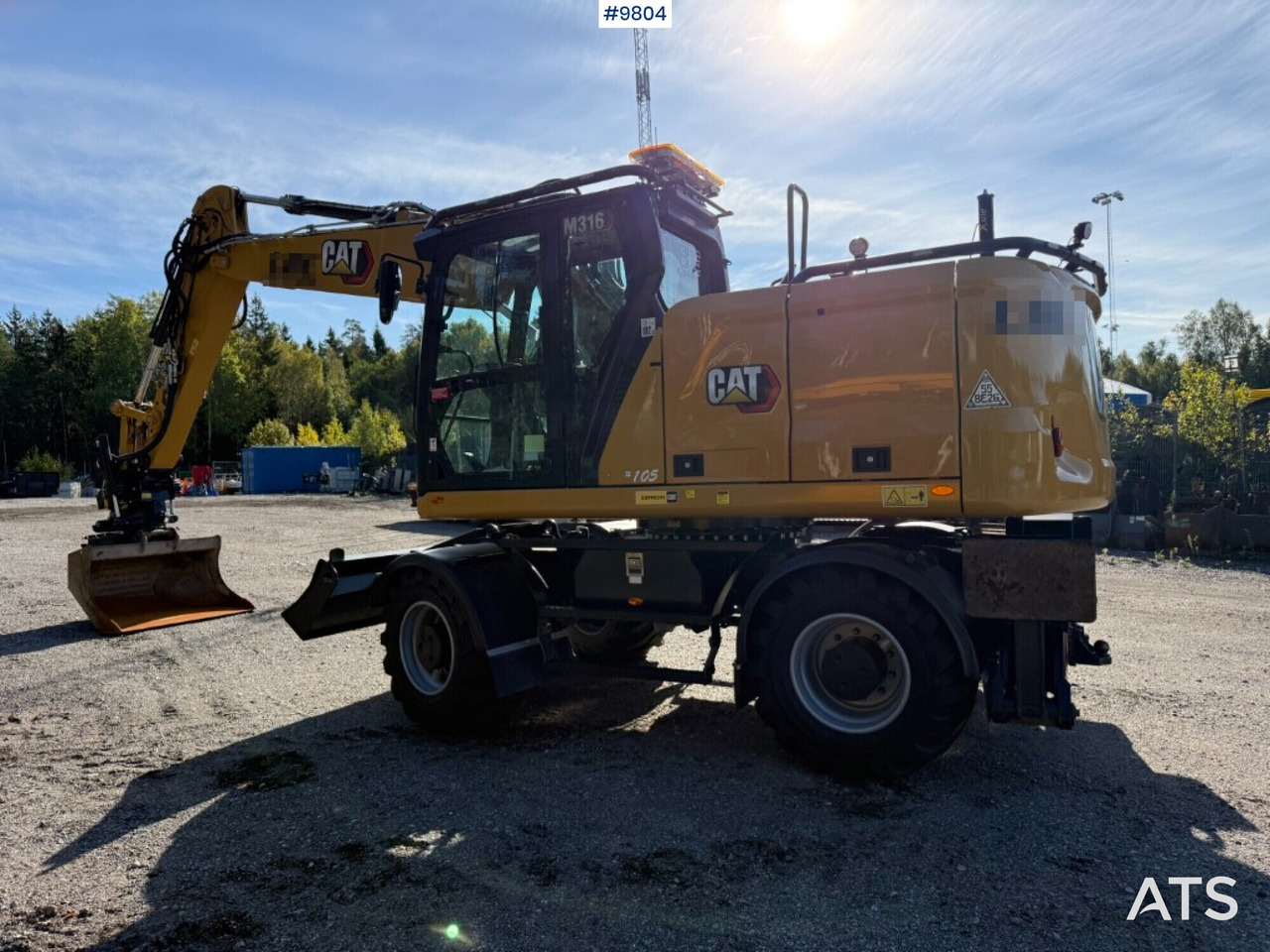 CAT M316 wheel excavator with tiltrotator, 3D excavation system, and grader bucket - Bager točkaš: slika 5 CAT M316 wheel excavator with tiltrotator, 3D excavation system, and grader bucket - Bager točkaš: slika 5