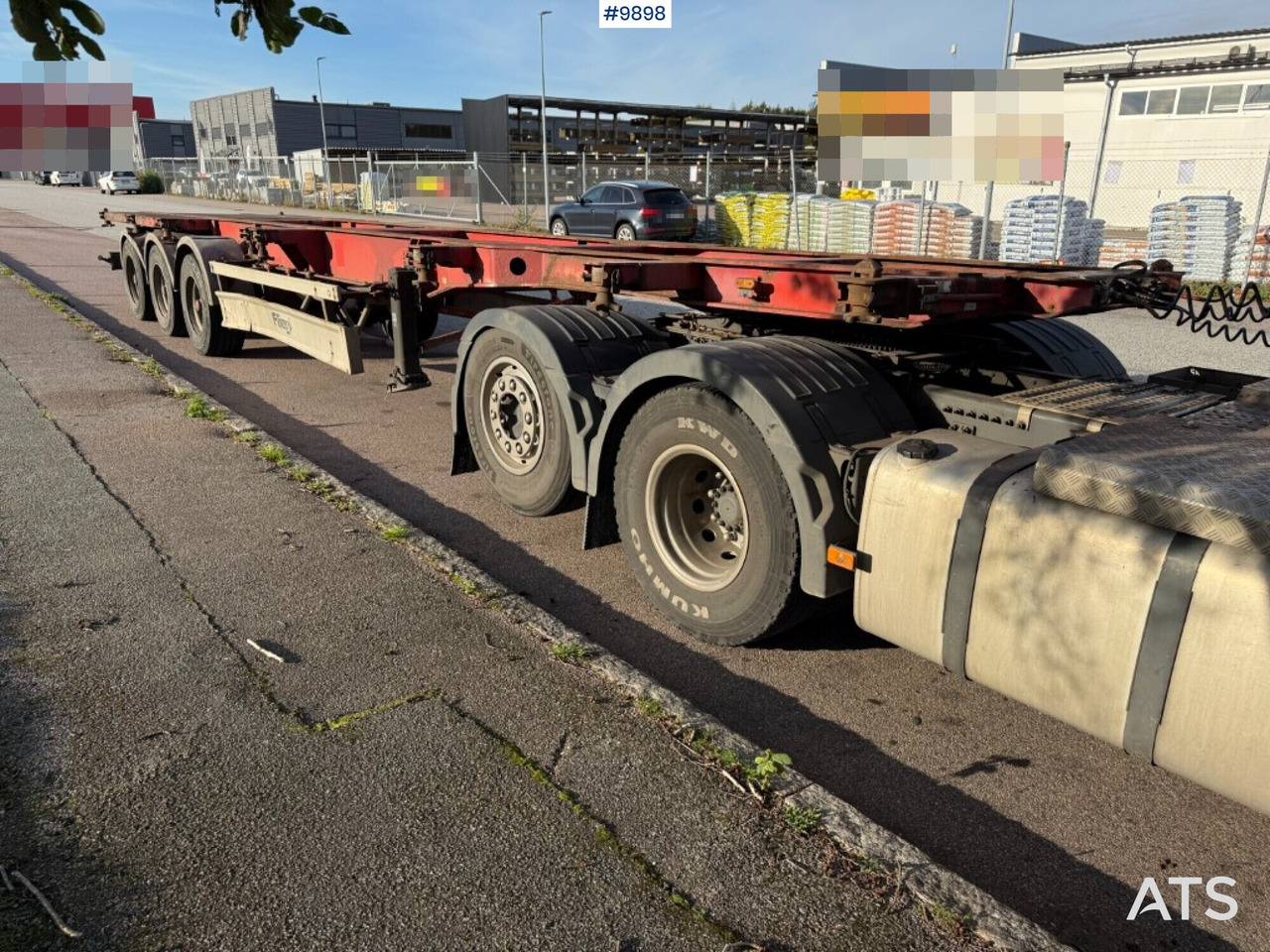 Lizing Container chassis Fliegl SDS 400 Container chassis Fliegl SDS 400: slika 8 Lizing Container chassis Fliegl SDS 400 Container chassis Fliegl SDS 400: slika 8