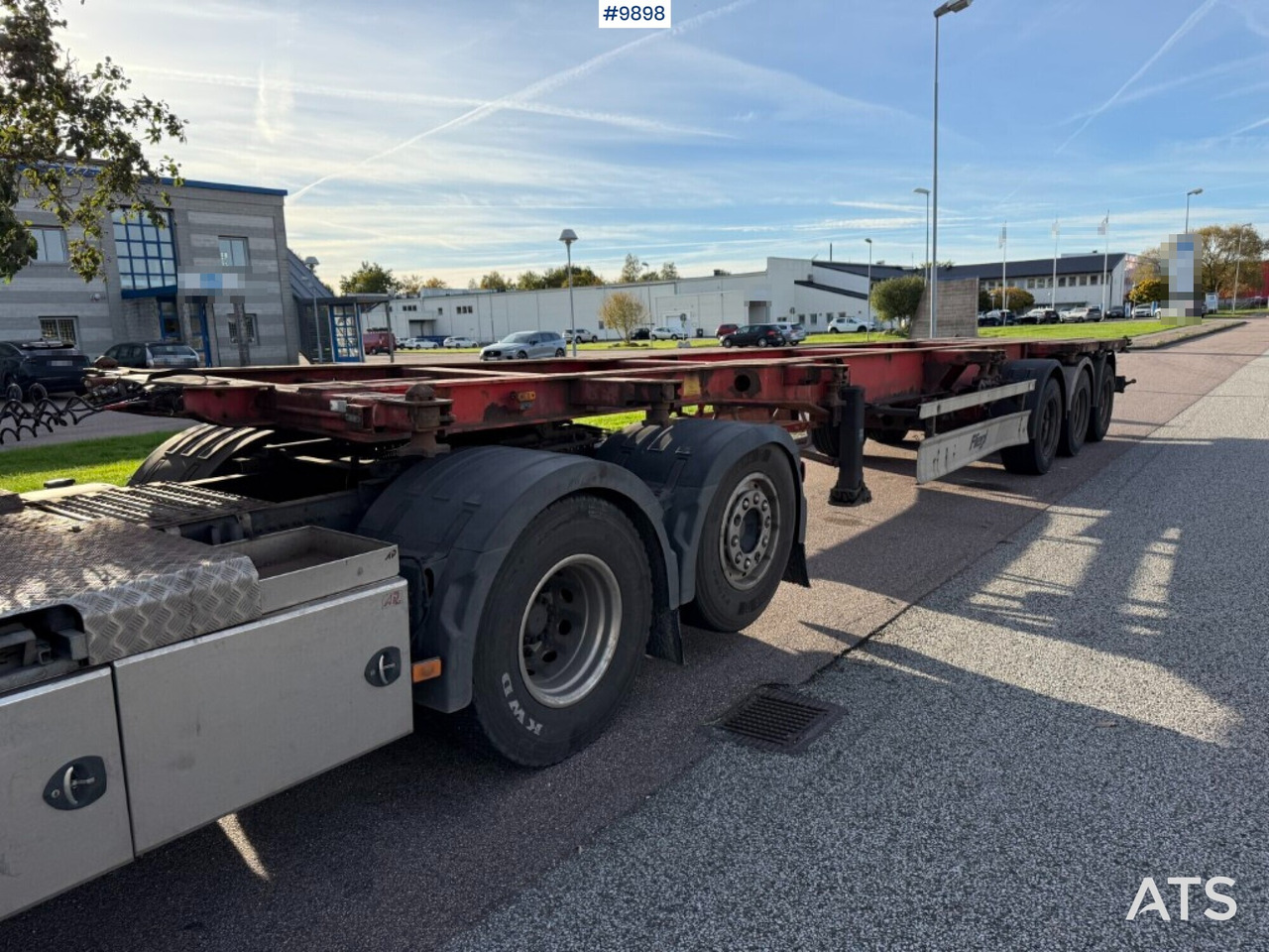 Container chassis Fliegl SDS 400 - Poluprikolica za prevoz kontejnera/ Poluprikolica sa promenjivim sandukom: slika 1 Container chassis Fliegl SDS 400 - Poluprikolica za prevoz kontejnera/ Poluprikolica sa promenjivim sandukom: slika 1