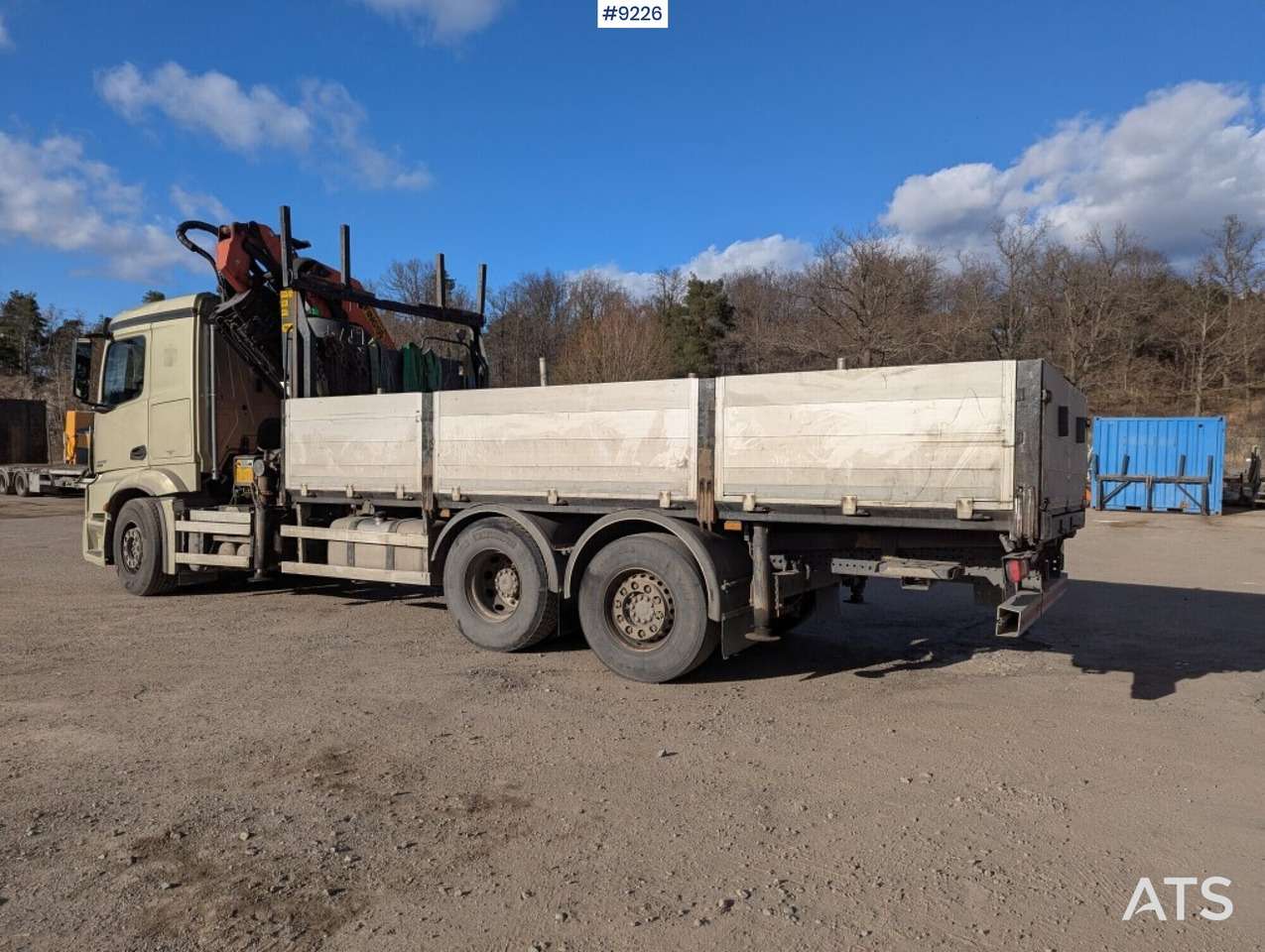 Kamion sa tovarnim sandukom, Kamion sa dizalicom Crane Truck Mercedes-Benz Actros 2542: slika 17 Kamion sa tovarnim sandukom, Kamion sa dizalicom Crane Truck Mercedes-Benz Actros 2542: slika 17