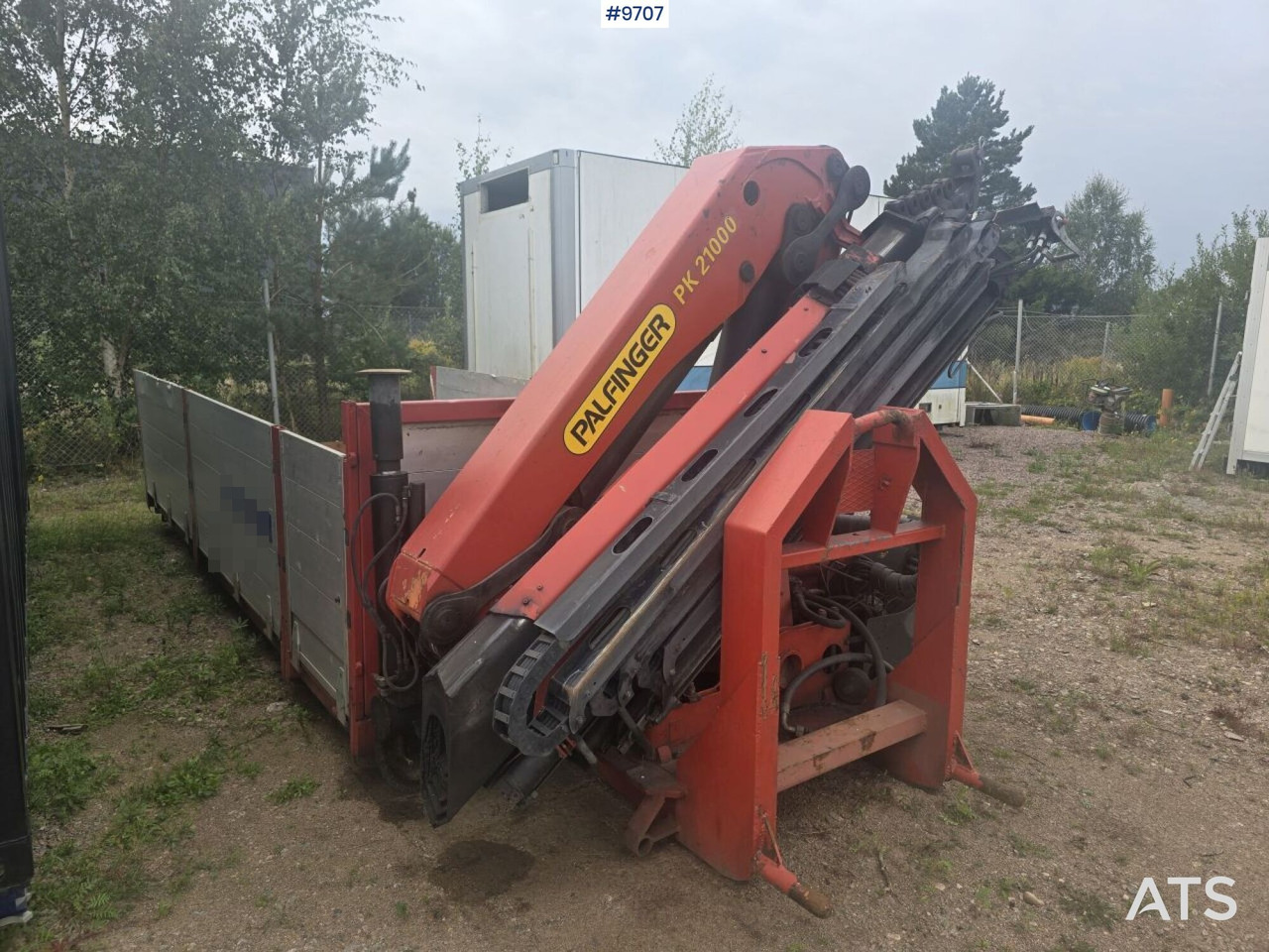 Crane flatbed Palfinger 21 t/m - Tovarni sanduk: slika 1 Crane flatbed Palfinger 21 t/m - Tovarni sanduk: slika 1