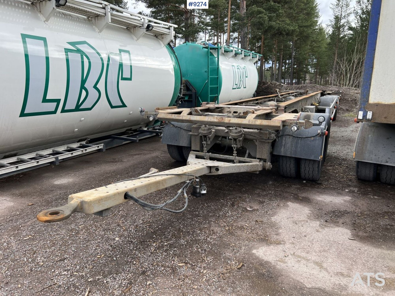 Kilafors Swap body trailer - Prikolica sa golom šasijom: slika 1 Kilafors Swap body trailer - Prikolica sa golom šasijom: slika 1