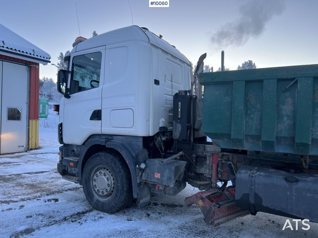 SCANIA R164 Tipper truck with plow equipment (VIDEO) - Istovarivač: slika 2 SCANIA R164 Tipper truck with plow equipment (VIDEO) - Istovarivač: slika 2