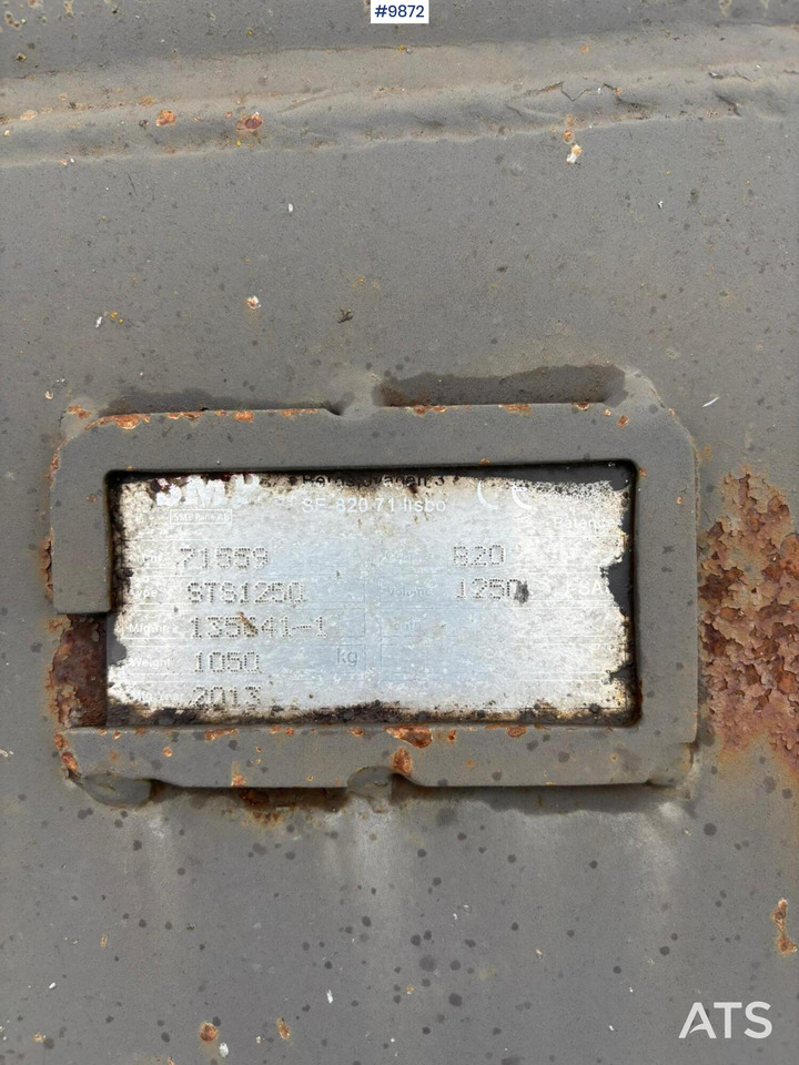 SMP Planer bucket 1250 L - Kašika za bager: slika 5 SMP Planer bucket 1250 L - Kašika za bager: slika 5