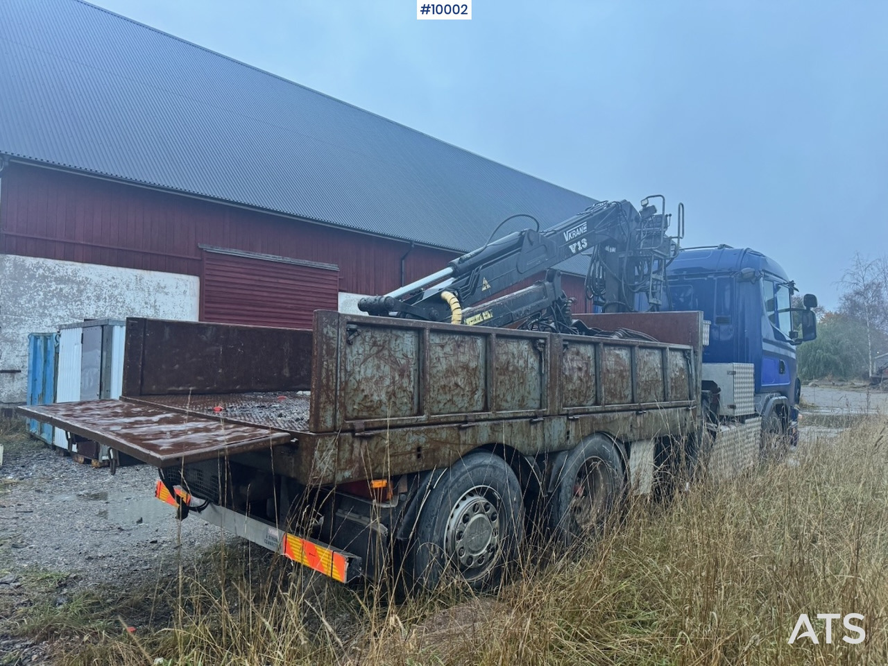 Scania R124 6x2 Flatbed truck with timber crane - Kamion sa tovarnim sandukom, Kamion sa dizalicom: slika 4 Scania R124 6x2 Flatbed truck with timber crane - Kamion sa tovarnim sandukom, Kamion sa dizalicom: slika 4