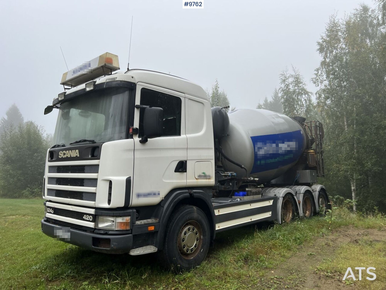 Scania R124 Tridem Concrete Truck - Mikser za beton: slika 1 Scania R124 Tridem Concrete Truck - Mikser za beton: slika 1