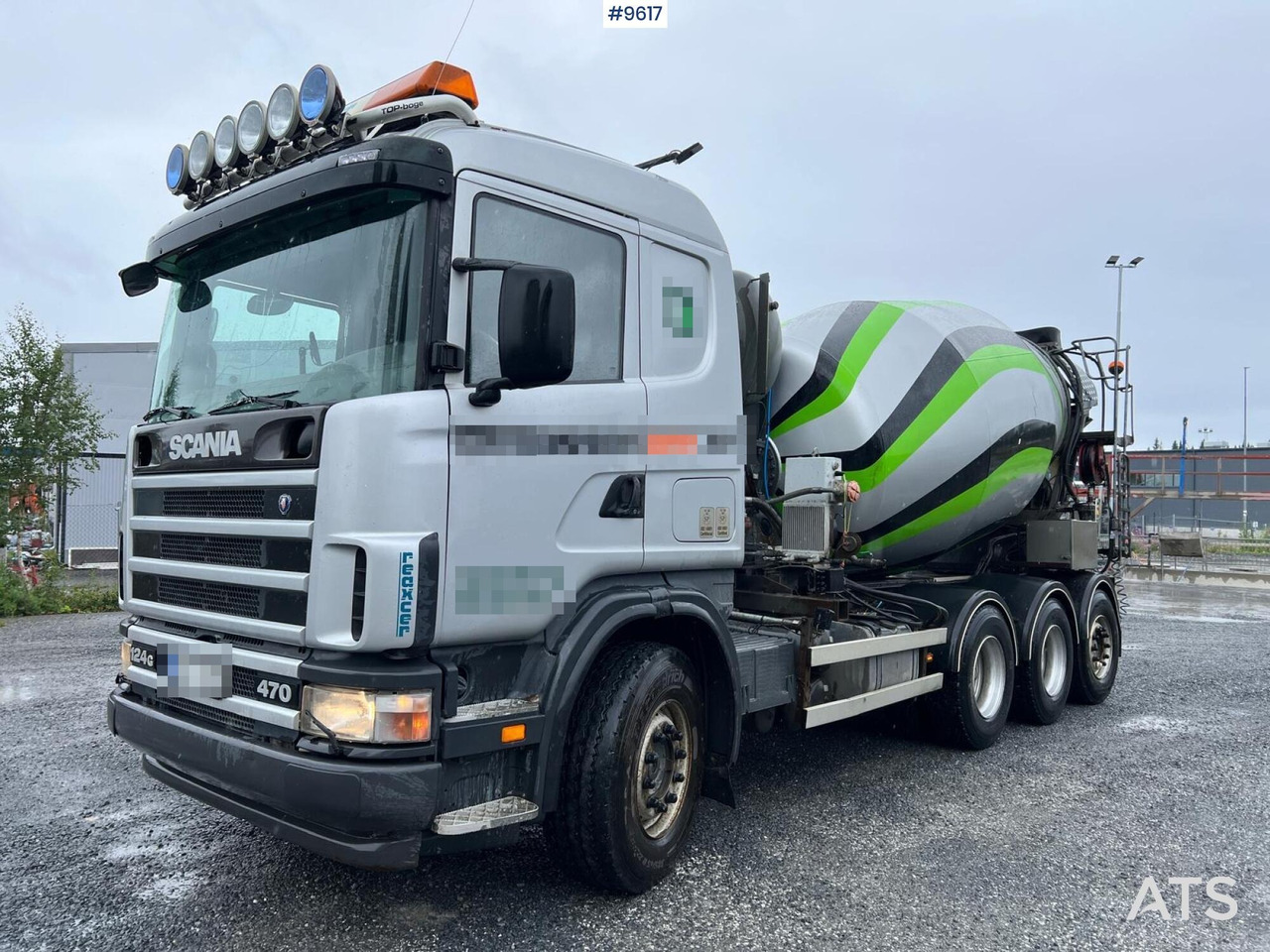Scania R124 tridem with LAXO quick release / Concrete truck - Mikser za beton: slika 1 Scania R124 tridem with LAXO quick release / Concrete truck - Mikser za beton: slika 1