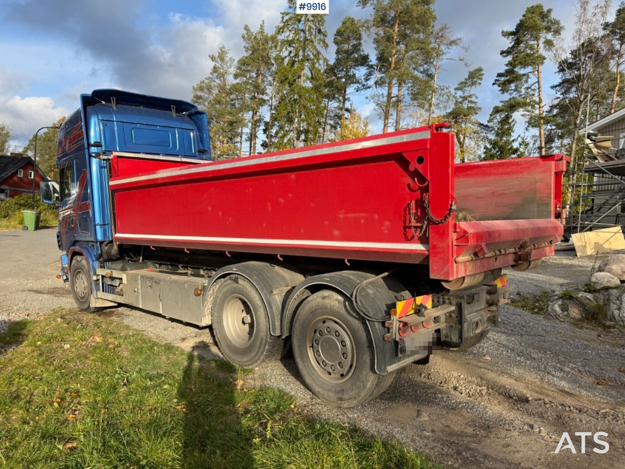 Scania R164 580 6X2 truck with flatbed - Kamion sa tovarnim sandukom: slika 4 Scania R164 580 6X2 truck with flatbed - Kamion sa tovarnim sandukom: slika 4