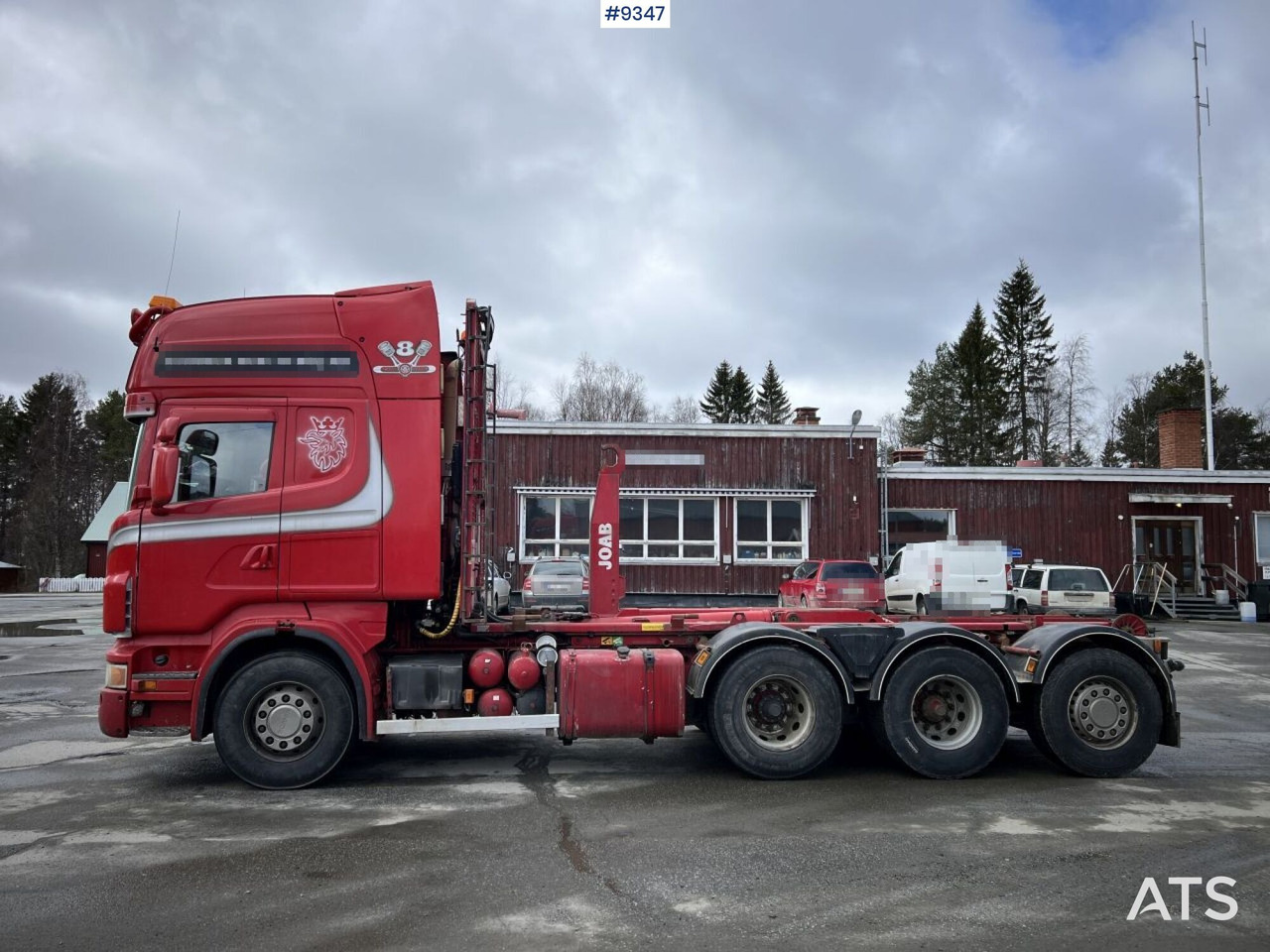Scania R500 Tridem Hooklift (VIDEO) - Kamion sa hidrauličnom kukom: slika 3 Scania R500 Tridem Hooklift (VIDEO) - Kamion sa hidrauličnom kukom: slika 3