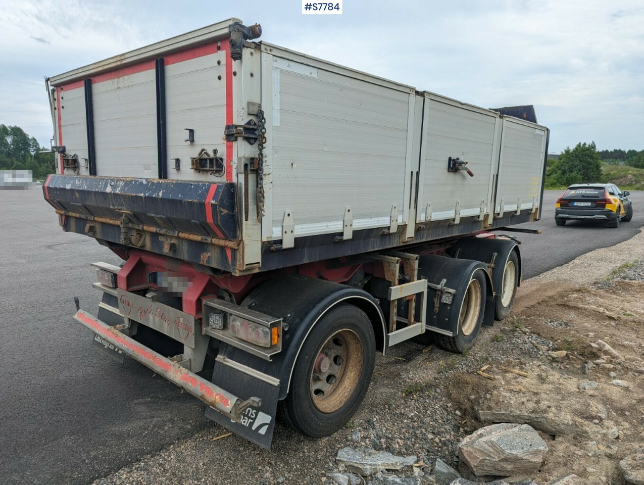 Tipper trailer GEHAB 3-axlat - Prikolica istovarivača: slika 4 Tipper trailer GEHAB 3-axlat - Prikolica istovarivača: slika 4