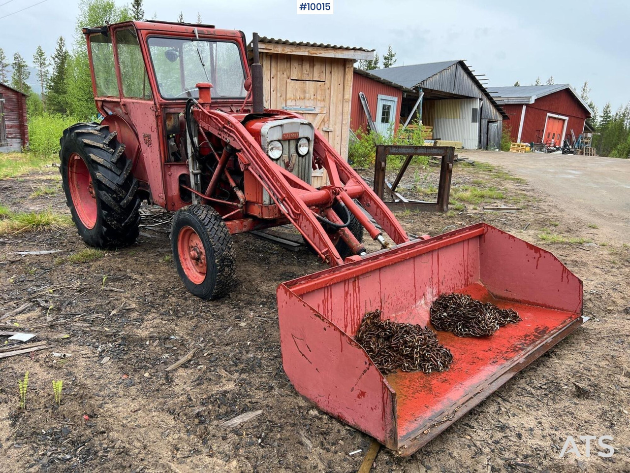 VALMET 565 Tractor with bucket (VIDEO) - Traktor: slika 4 VALMET 565 Tractor with bucket (VIDEO) - Traktor: slika 4