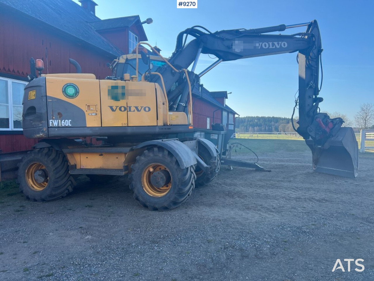 Volvo EW 160 C wheeled excavator (VIDEO) - Bager točkaš: slika 4 Volvo EW 160 C wheeled excavator (VIDEO) - Bager točkaš: slika 4