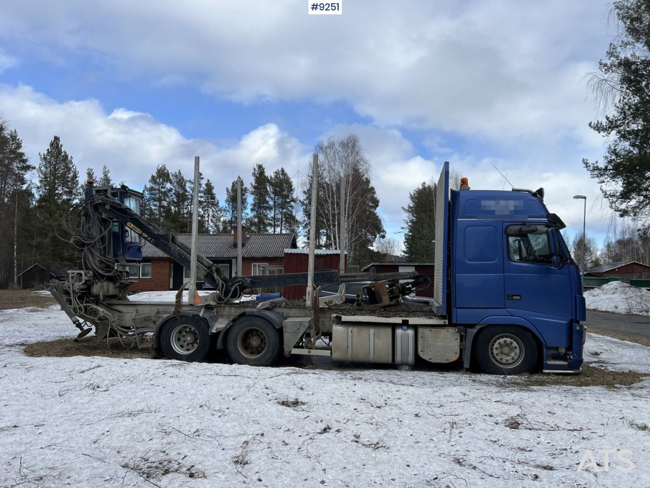 Volvo FH 16 6*4 Logging truck with crane - Šticar: slika 3 Volvo FH 16 6*4 Logging truck with crane - Šticar: slika 3