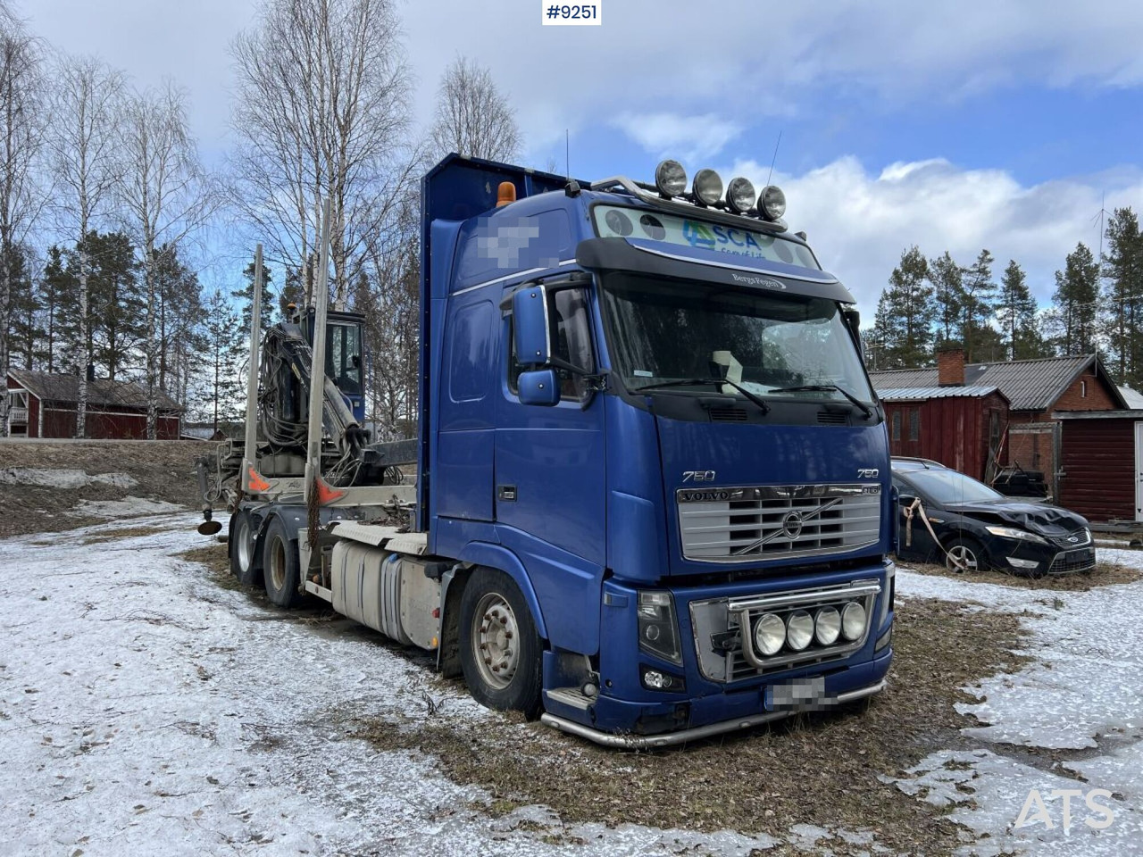 Volvo FH 16 6*4 Logging truck with crane - Šticar: slika 2 Volvo FH 16 6*4 Logging truck with crane - Šticar: slika 2
