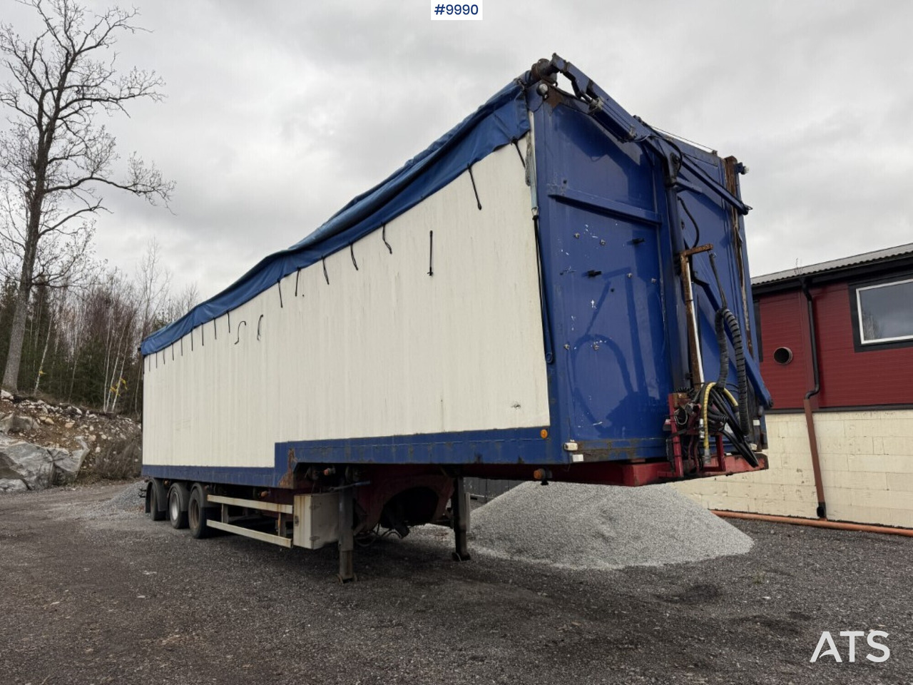Wood chip trailer Kilafors TNRBM3CFTS-45-1 - Poluprikolica istovarivača: slika 1 Wood chip trailer Kilafors TNRBM3CFTS-45-1 - Poluprikolica istovarivača: slika 1