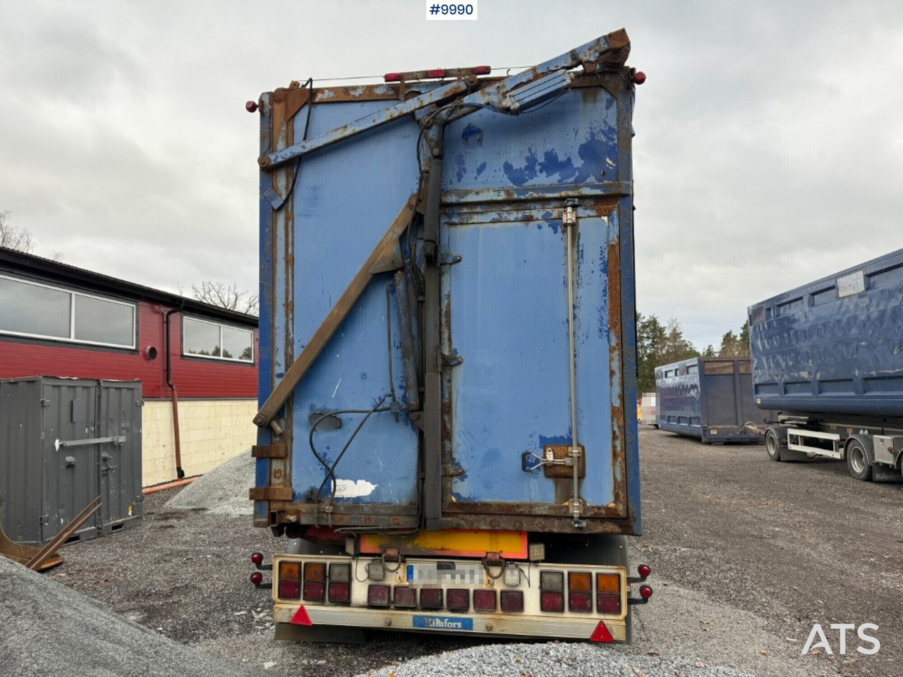 Wood chip trailer Kilafors TNRBM3CFTS-45-1 - Poluprikolica istovarivača: slika 4 Wood chip trailer Kilafors TNRBM3CFTS-45-1 - Poluprikolica istovarivača: slika 4