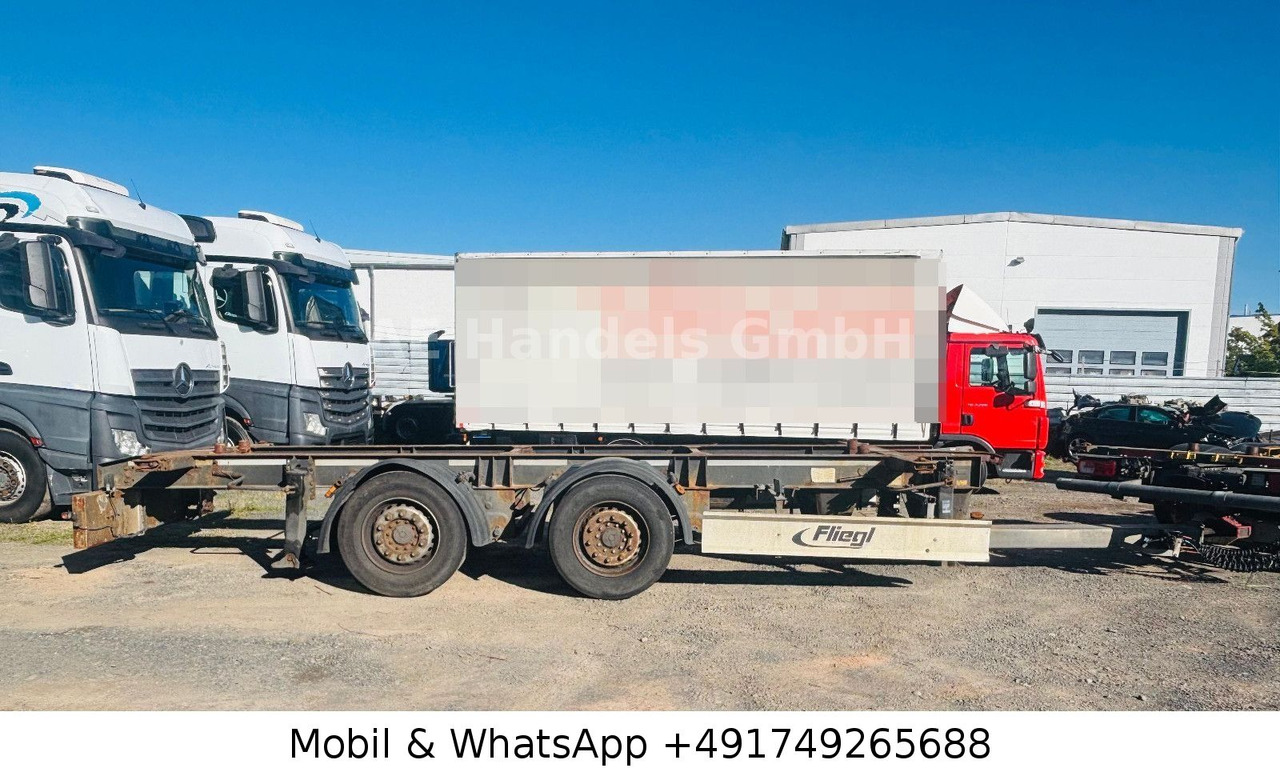 Fliegl TWP 180 Tandem BDF Tiefgekoppelt *Scheibenbremse - Prikolica za prevoz kontejnera/ Prikolica sa promenjivim sandukom: slika 2 Fliegl TWP 180 Tandem BDF Tiefgekoppelt *Scheibenbremse - Prikolica za prevoz kontejnera/ Prikolica sa promenjivim sandukom: slika 2