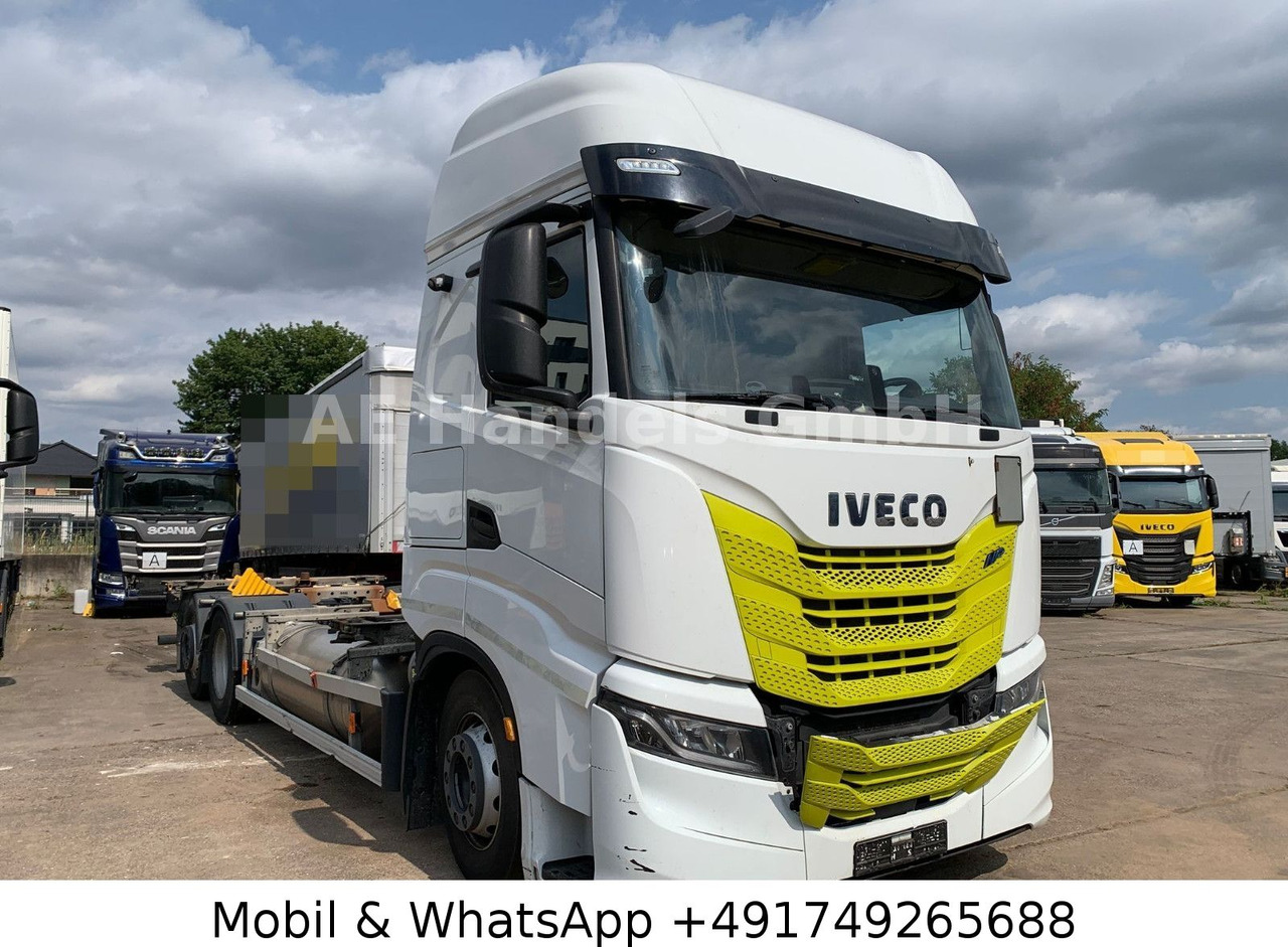 Iveco S-Way 460 LNG BDF 6x2 *Retarder/Lenk+Lift/AHK - Kamion sa golom šasijom i zatvorenom kabinom: slika 1 Iveco S-Way 460 LNG BDF 6x2 *Retarder/Lenk+Lift/AHK - Kamion sa golom šasijom i zatvorenom kabinom: slika 1