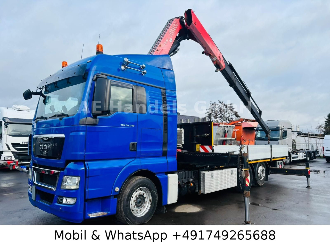 MAN TGX 26.540 XLX BL 6x2 FASSI F455 *Funk/Lenk+Lift - Kamion sa tovarnim sandukom, Kamion sa dizalicom: slika 2 MAN TGX 26.540 XLX BL 6x2 FASSI F455 *Funk/Lenk+Lift - Kamion sa tovarnim sandukom, Kamion sa dizalicom: slika 2