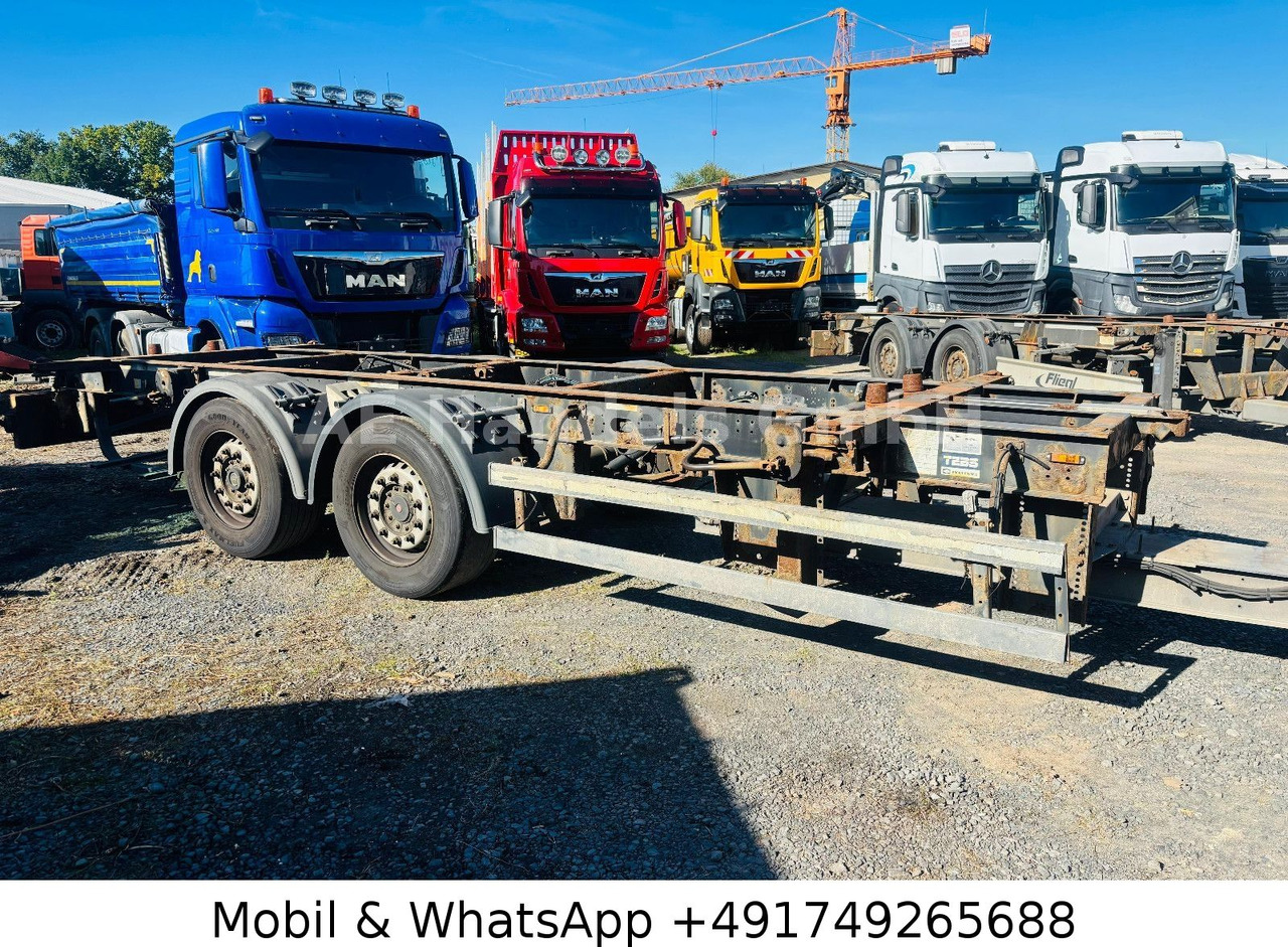 Schmitz Cargobull ZWF 18/L Tandem BDF Tiefgekoppelt*Scheibenbremse - Prikolica sa golom šasijom: slika 2 Schmitz Cargobull ZWF 18/L Tandem BDF Tiefgekoppelt*Scheibenbremse - Prikolica sa golom šasijom: slika 2