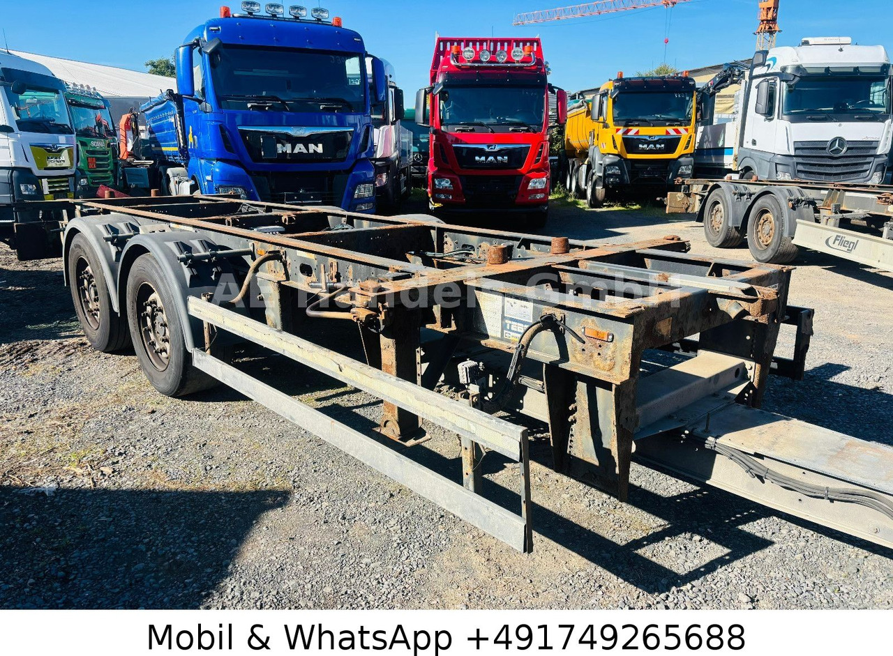 Schmitz Cargobull ZWF 18/L Tandem BDF Tiefgekoppelt*Scheibenbremse - Prikolica sa golom šasijom: slika 1 Schmitz Cargobull ZWF 18/L Tandem BDF Tiefgekoppelt*Scheibenbremse - Prikolica sa golom šasijom: slika 1