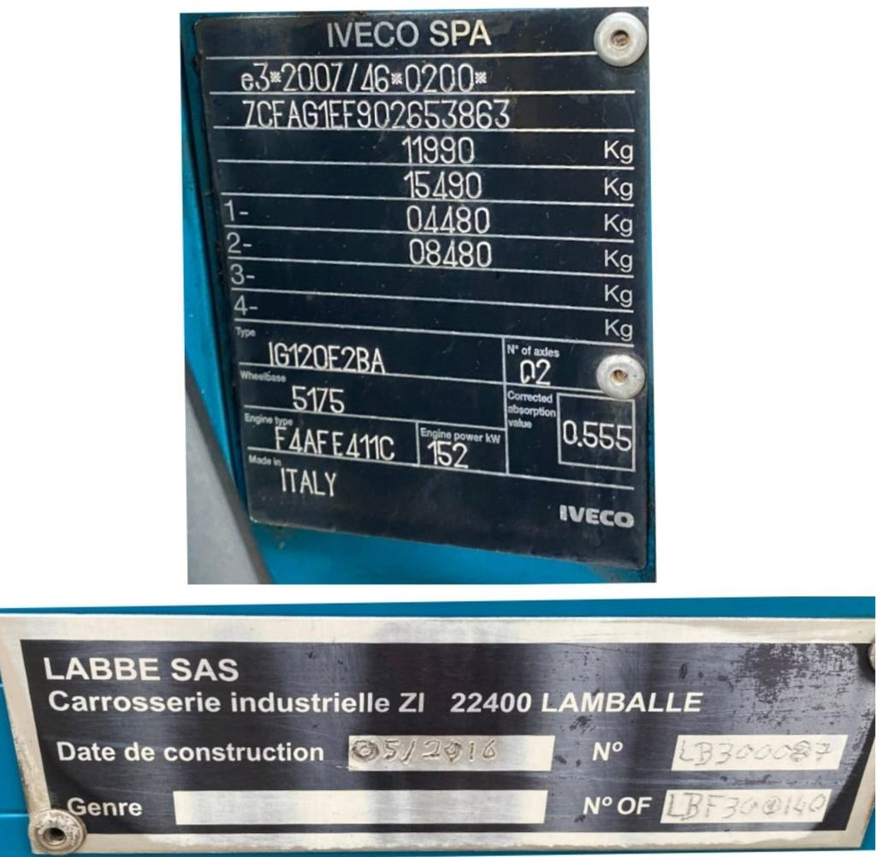 Kamion sa zatvorenim sandukom Iveco EuroCargo 120/210 e6 Turbo Hors /Service: slika 9 Kamion sa zatvorenim sandukom Iveco EuroCargo 120/210 e6 Turbo Hors /Service: slika 9