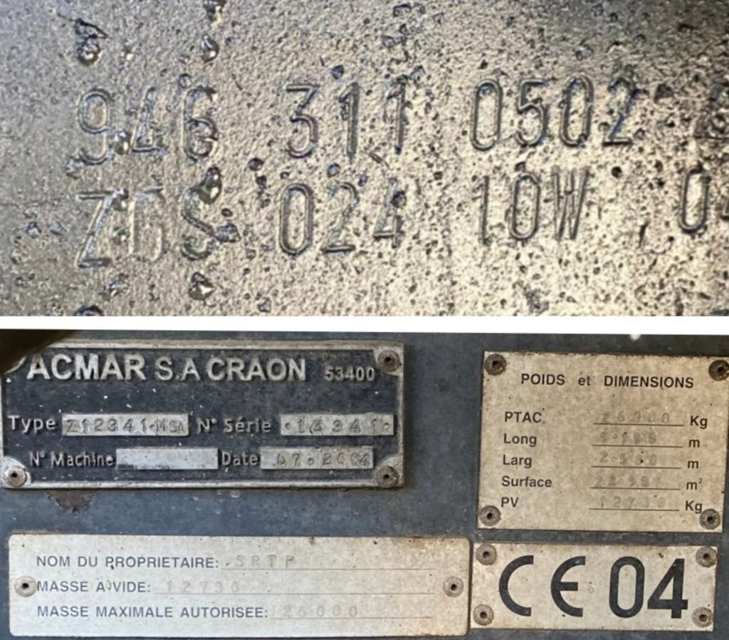 Kamion cisterna Mercedes-Benz ACTROS Mp2 2536/6x2 BVM -ACMAR CRAON Z12341: slika 7 Kamion cisterna Mercedes-Benz ACTROS Mp2 2536/6x2 BVM -ACMAR CRAON Z12341: slika 7