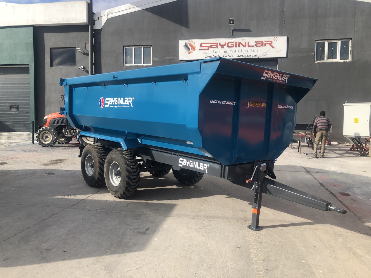 SAYGINLAR 8 TON DUMP TRAILER - Prikolica istovarivača: slika 4 SAYGINLAR 8 TON DUMP TRAILER - Prikolica istovarivača: slika 4