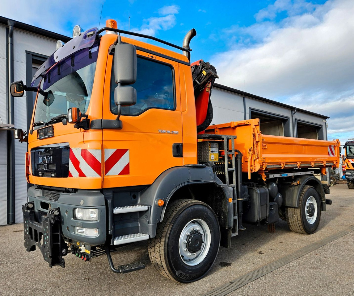 MAN TGM 18.290 4x4 Palfinger PK7001 Kran Funk Euro5 - Istovarivač, Kamion sa dizalicom: slika 4 MAN TGM 18.290 4x4 Palfinger PK7001 Kran Funk Euro5 - Istovarivač, Kamion sa dizalicom: slika 4