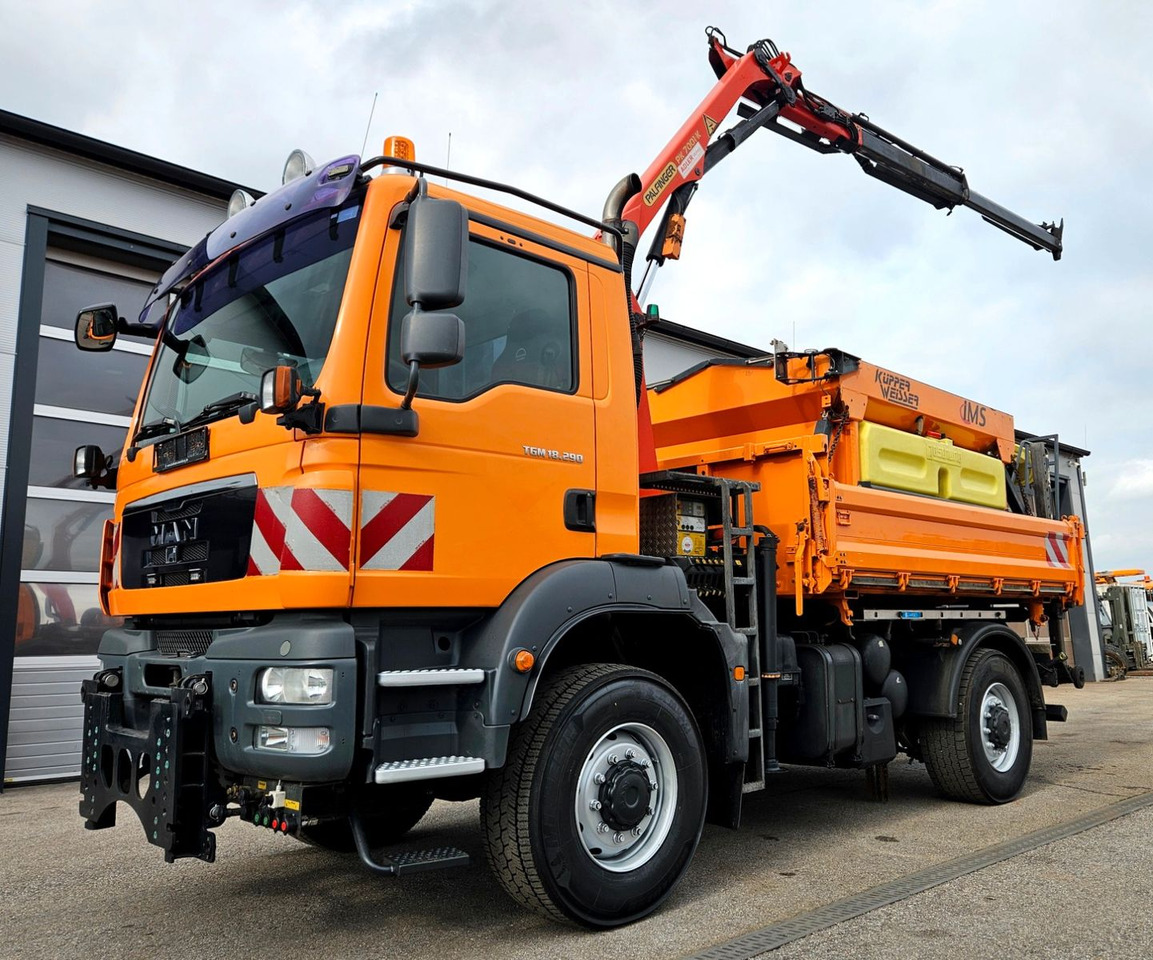 MAN TGM 18.290 4x4 Palfinger PK7001 Kran Funk Euro5 - Istovarivač, Kamion sa dizalicom: slika 1 MAN TGM 18.290 4x4 Palfinger PK7001 Kran Funk Euro5 - Istovarivač, Kamion sa dizalicom: slika 1