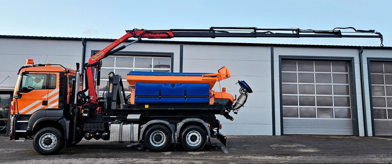 MAN TGS 28.400 6x4-4 BL Palfinger PK12002 Kran Euro5 - Istovarivač, Kamion sa dizalicom: slika 3 MAN TGS 28.400 6x4-4 BL Palfinger PK12002 Kran Euro5 - Istovarivač, Kamion sa dizalicom: slika 3