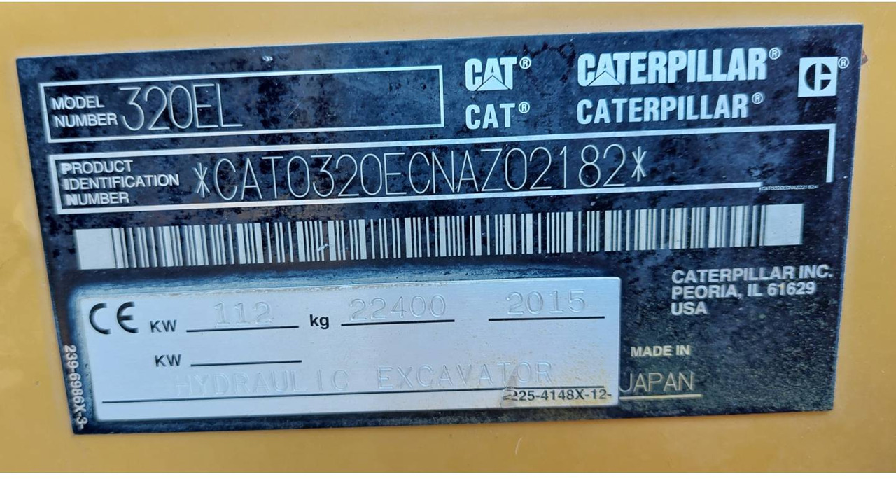 CAT 320EL - Bager guseničar: slika 5 CAT 320EL - Bager guseničar: slika 5